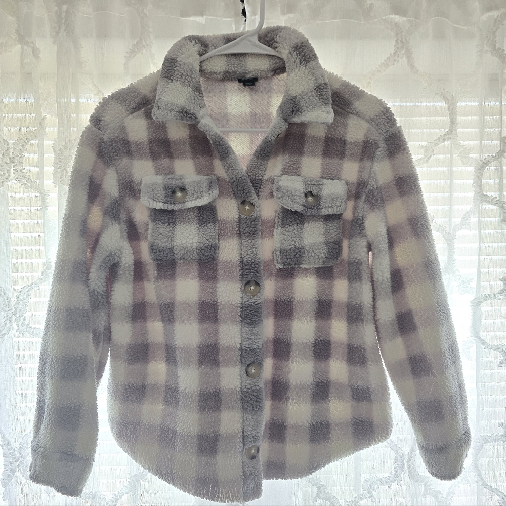 Art Class Girls Soft Sherpa Jacket 10/12